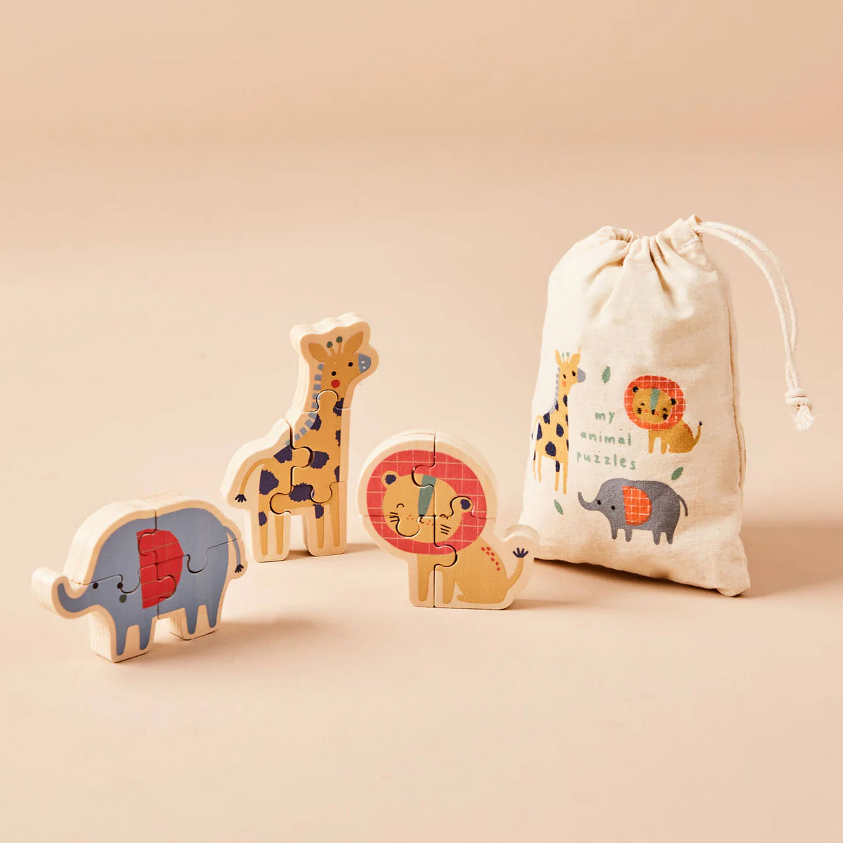 Just Bee Kids Set of Safari Puzzles