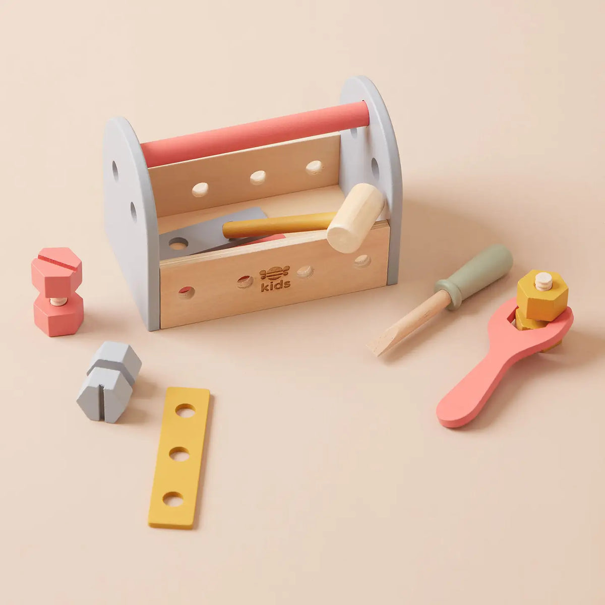 Just Bee Kids Wooden Tool Box