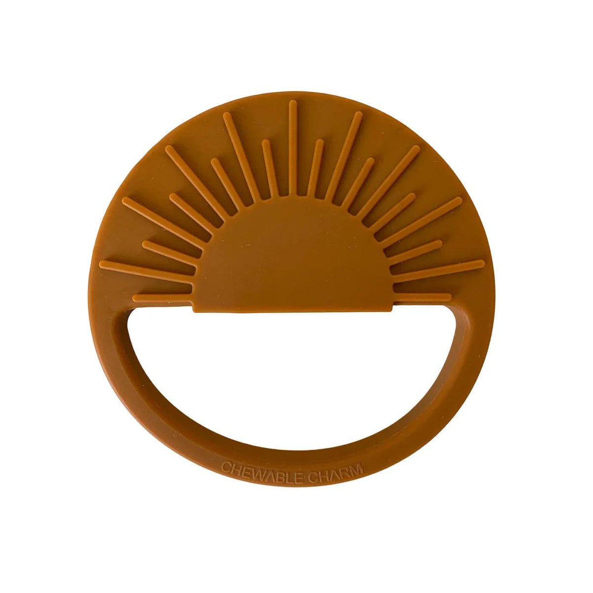 Chewable Charm Sun Teether in Clay