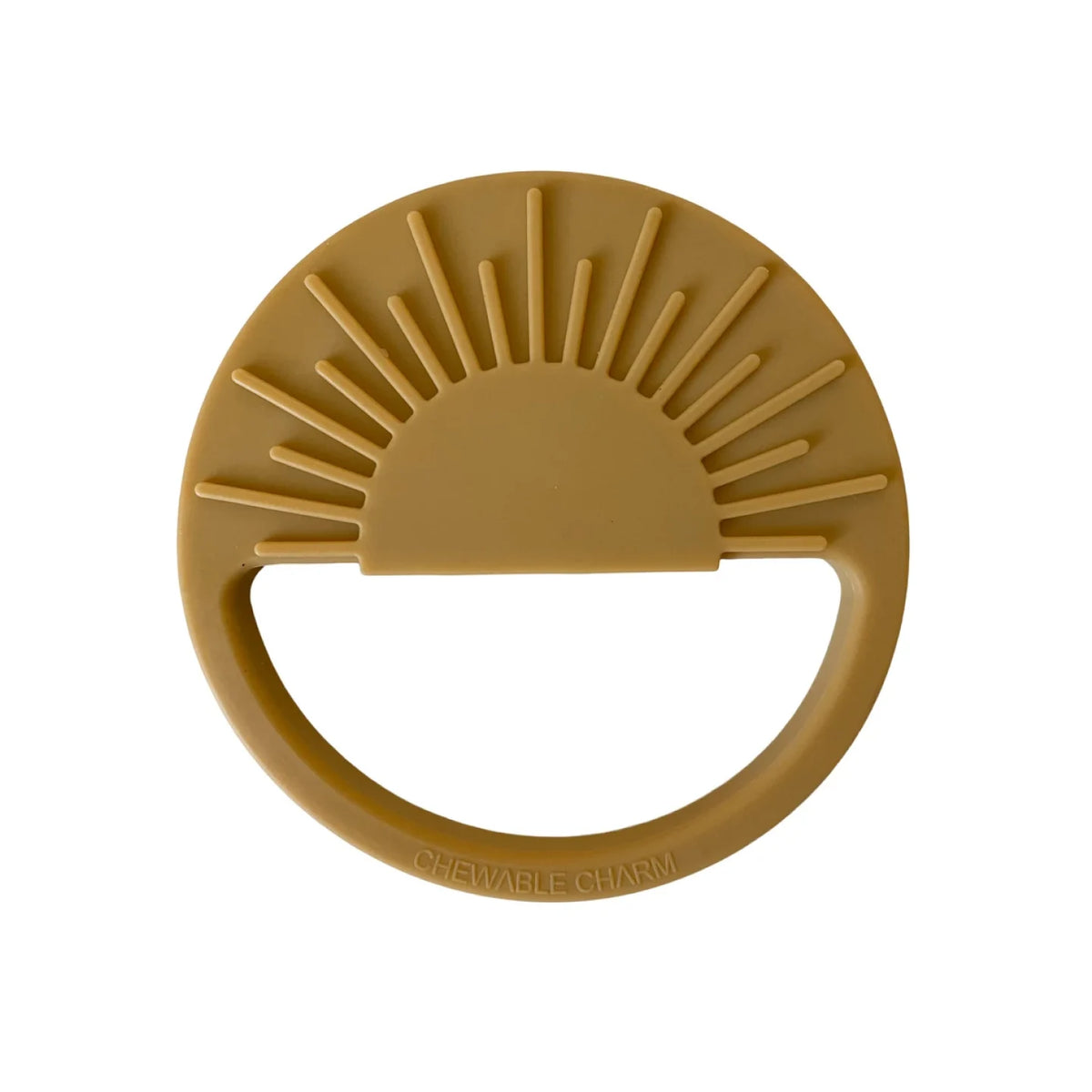 Chewable Charm Sun Teether in Mustard