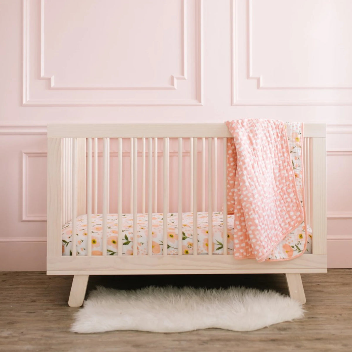 Clementine Kids Floral Cot Sheet