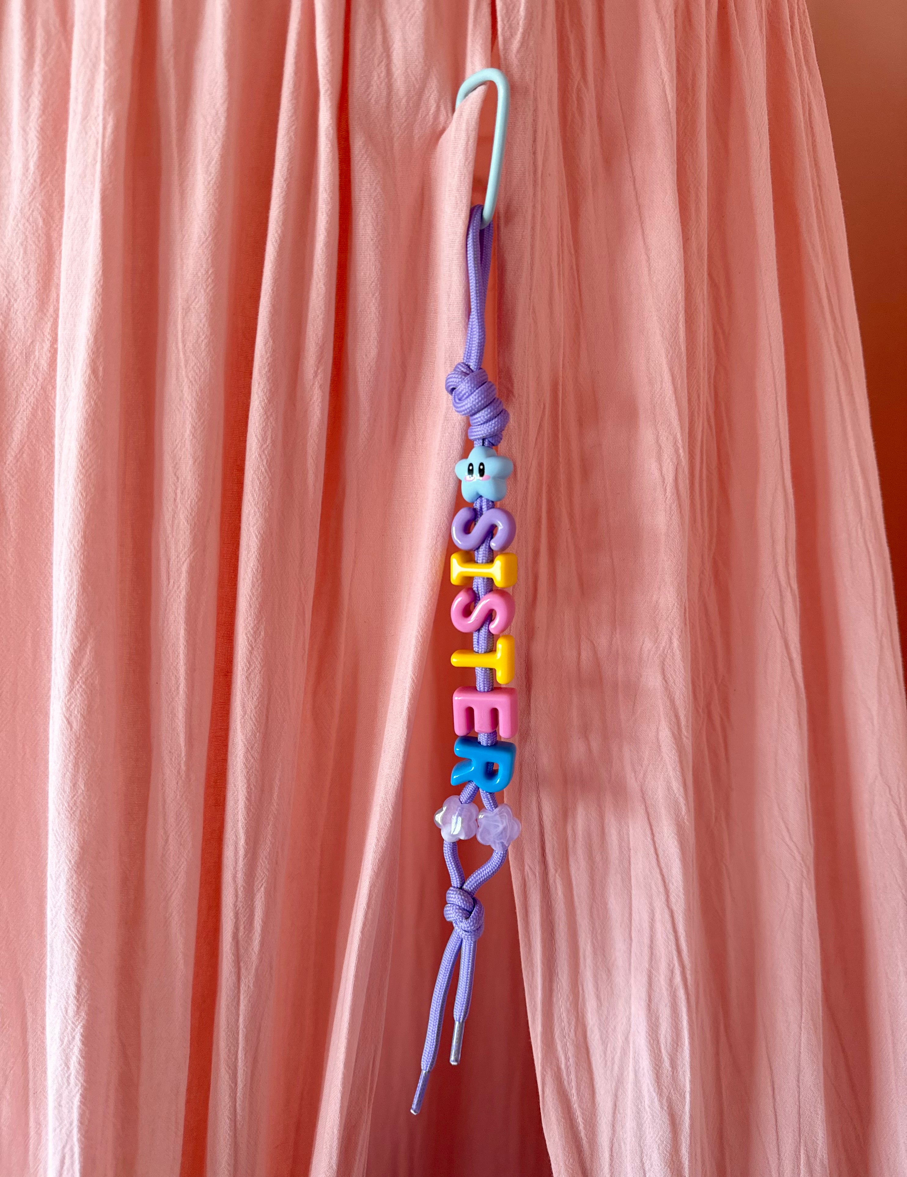 DAZED JOY Blue+Purple Sister Keychain