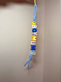 DAZED JOY Yellow+Blue Boy Mum Keychain