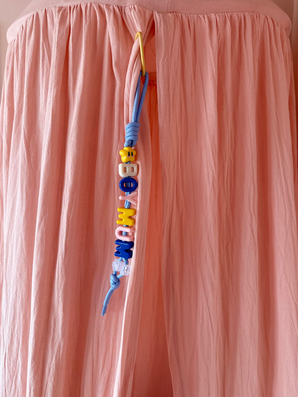 DAZED JOY Yellow+Blue Boy Mum Keychain