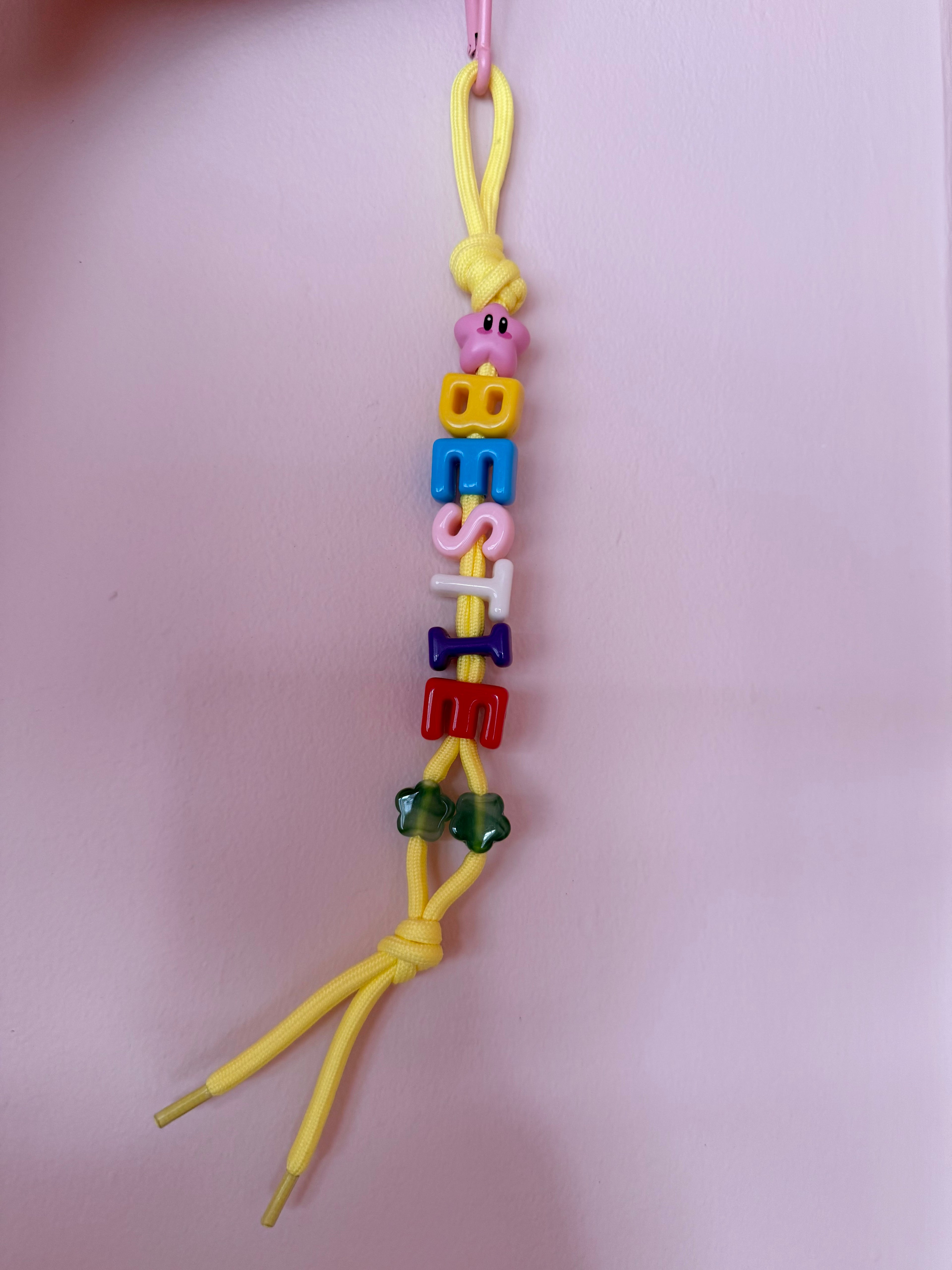 DAZED JOY Pink+Yellow Bestie Keychain