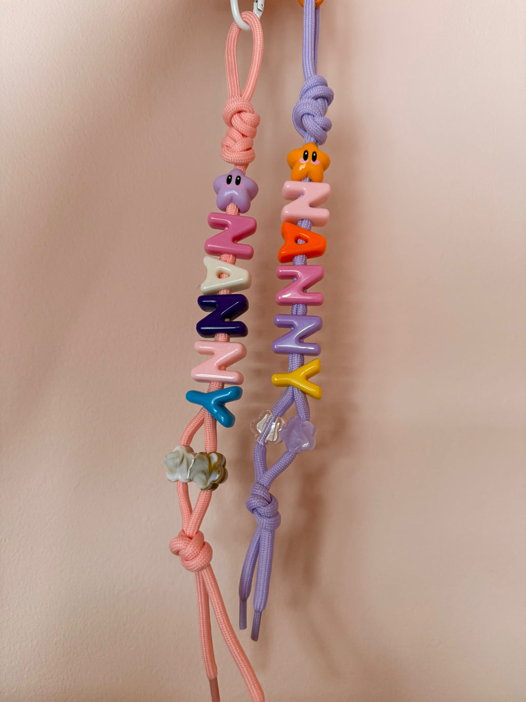 DAZED JOY Purple+Pink Nanny Keychain
