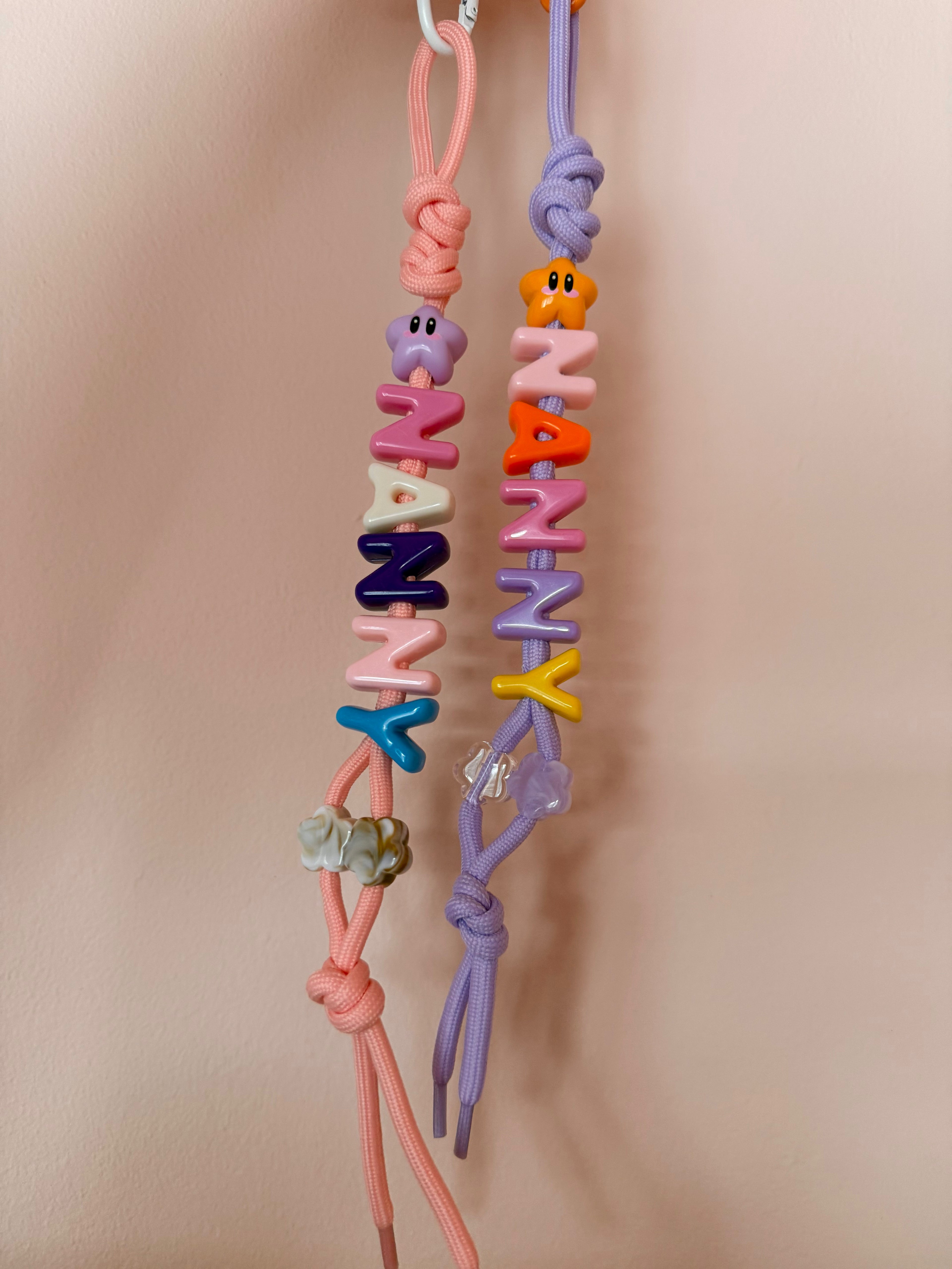 DAZED JOY Purple+Pink Nanny Keychain