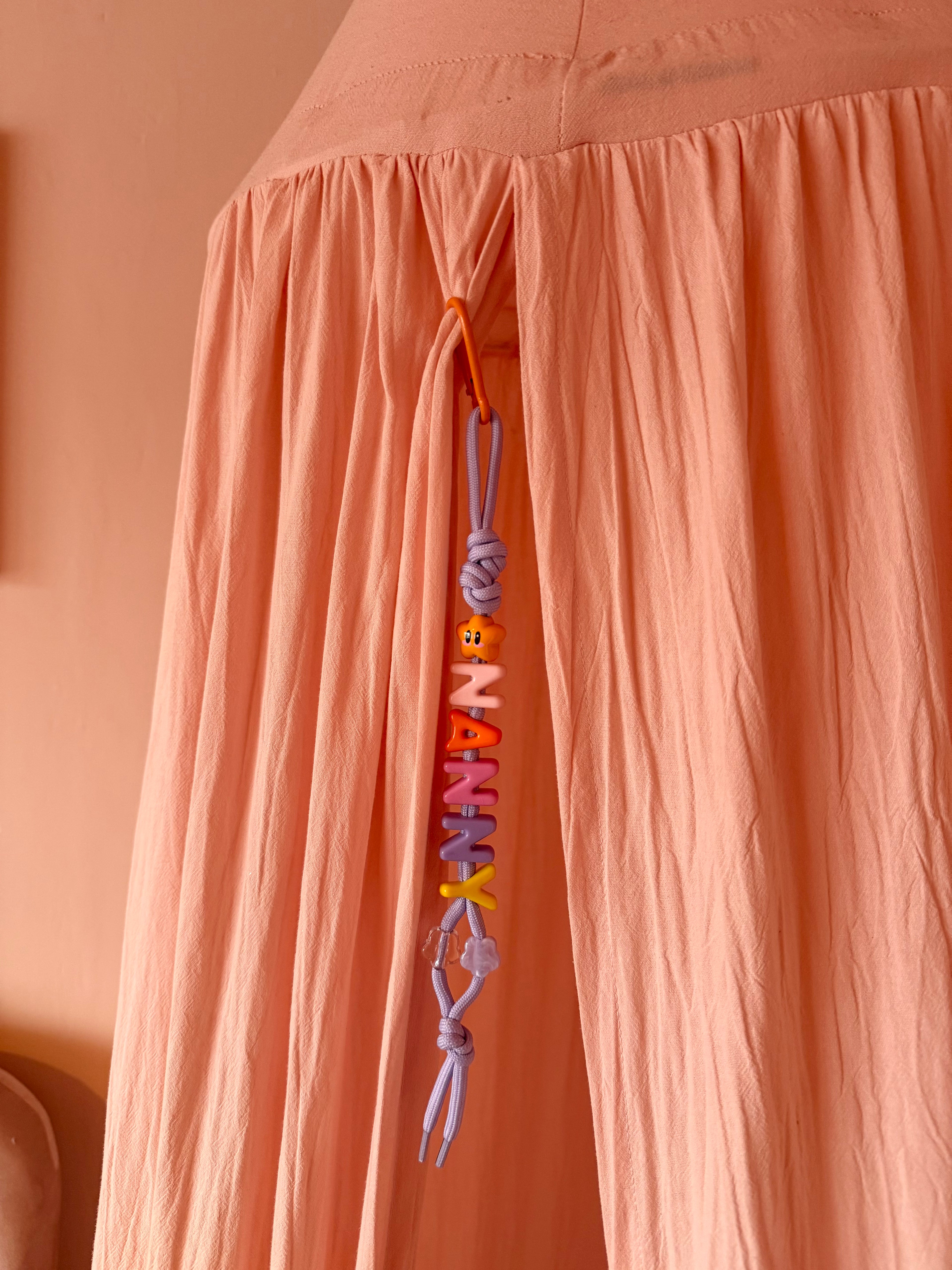 DAZED JOY Orange+Purple Nanny Keychain