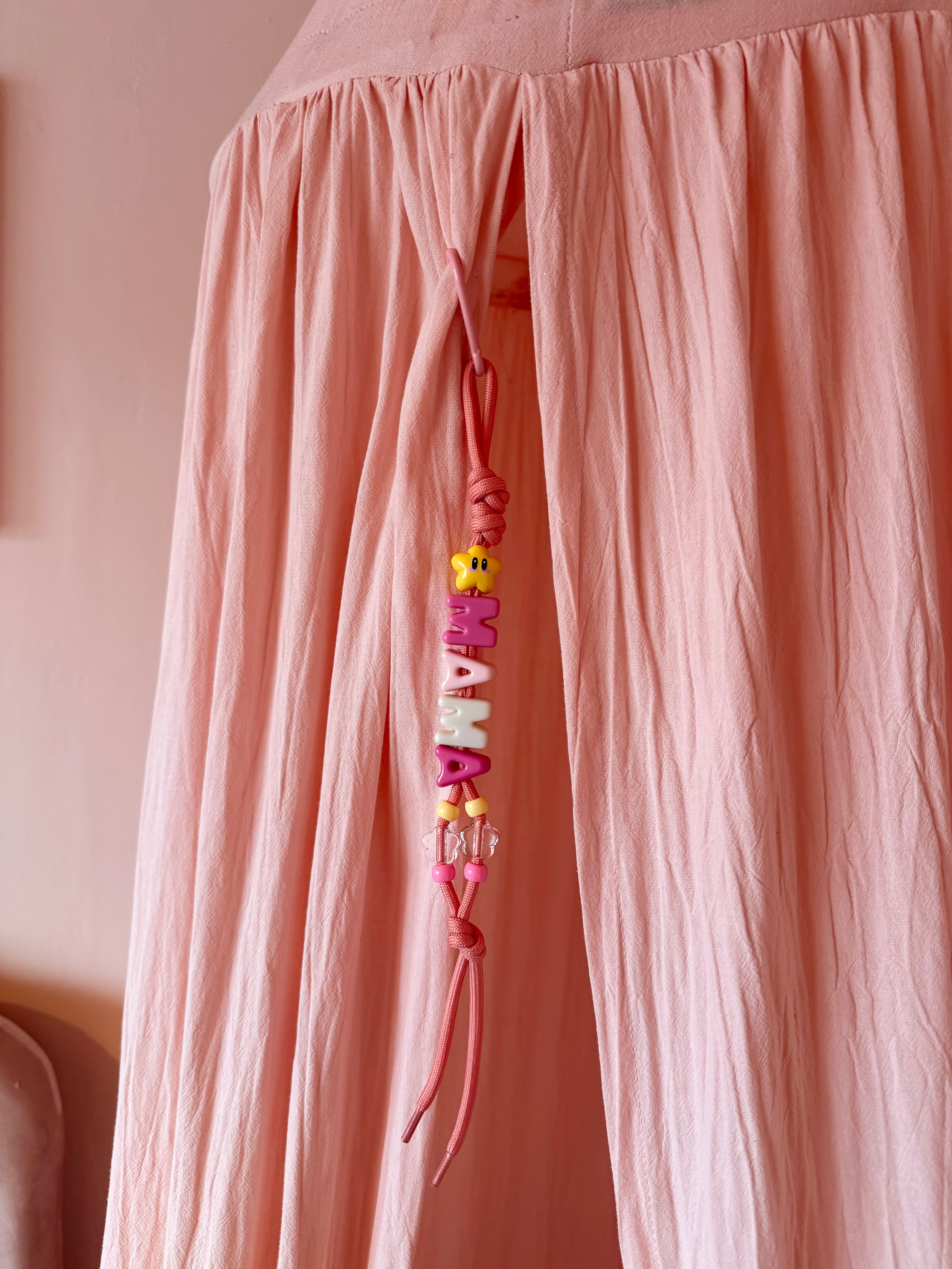 DAZED JOY Yellow+Pink Mama Keychain