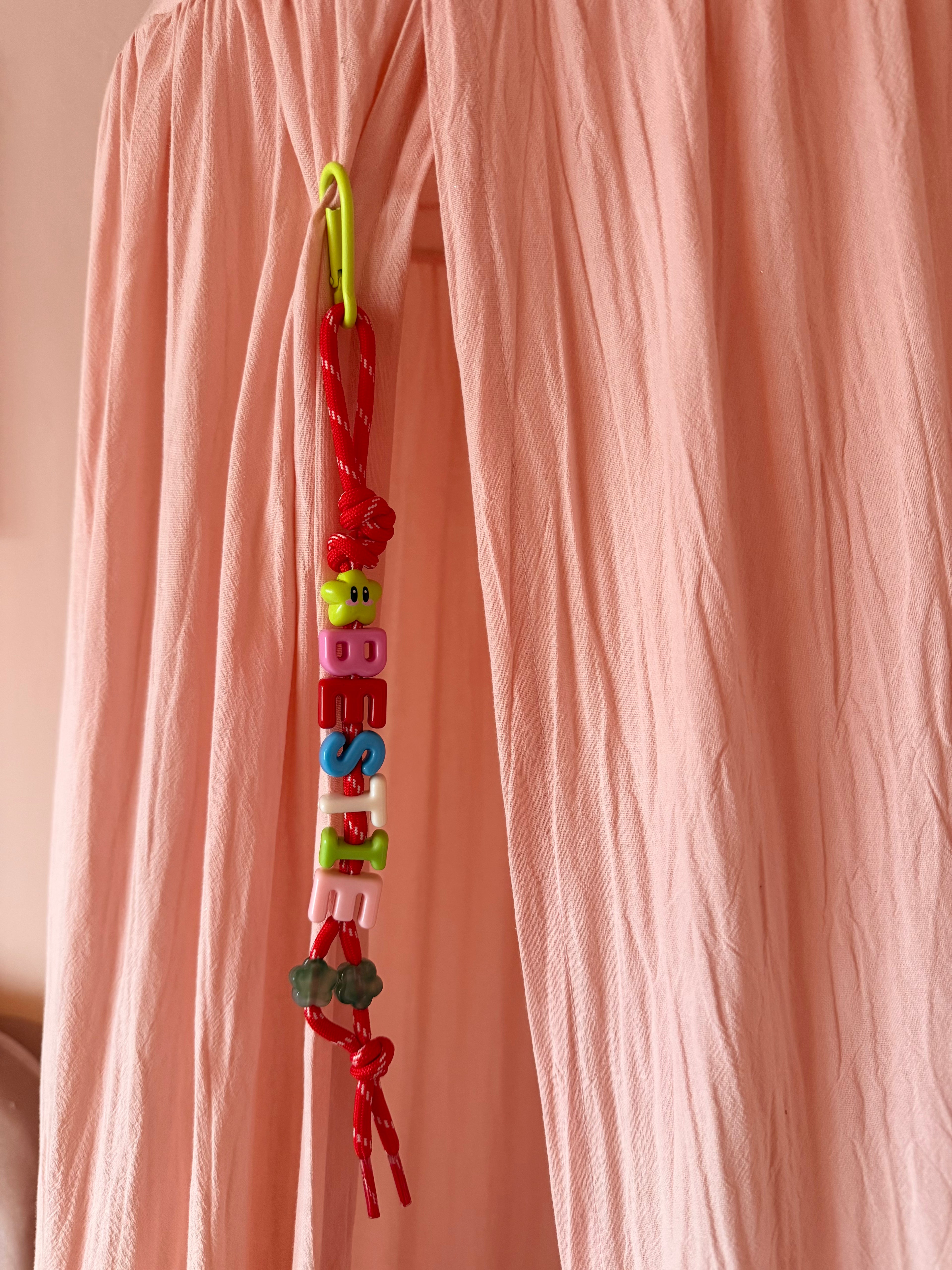 DAZED JOY Green+Red Bestie Keychain