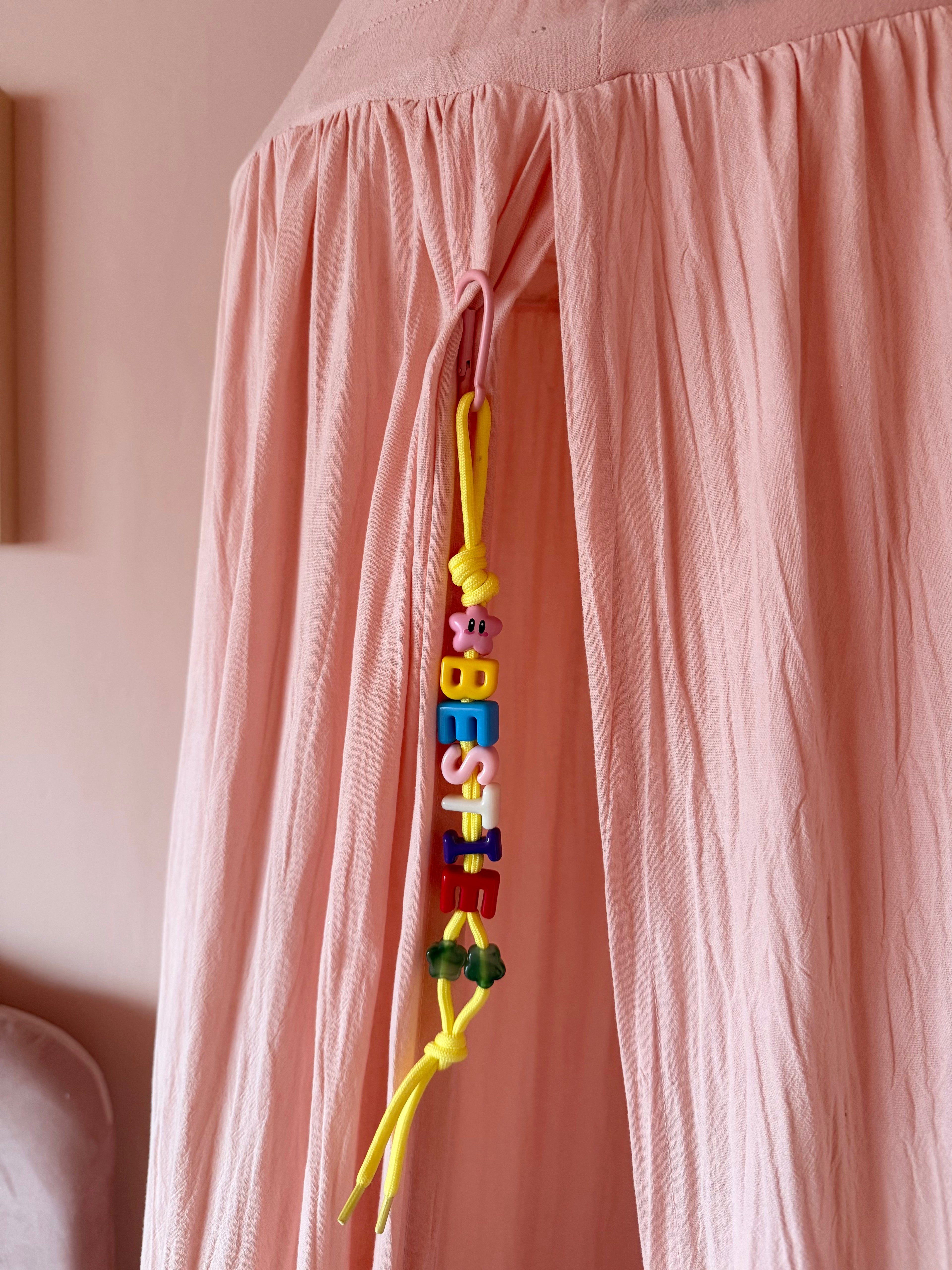 DAZED JOY Pink+Yellow Bestie Keychain