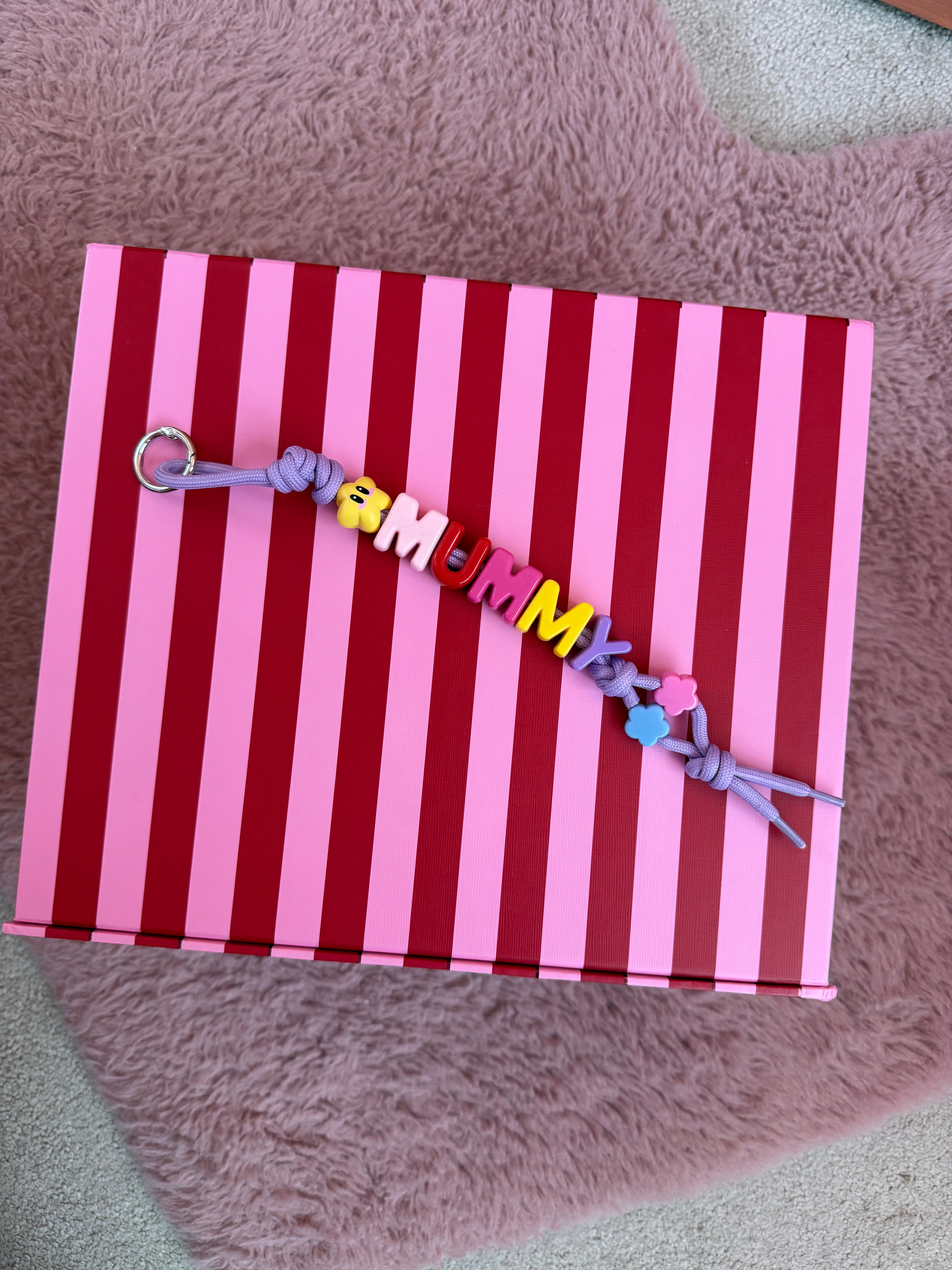DAZED JOY Purple+Yellow Mummy Keychain