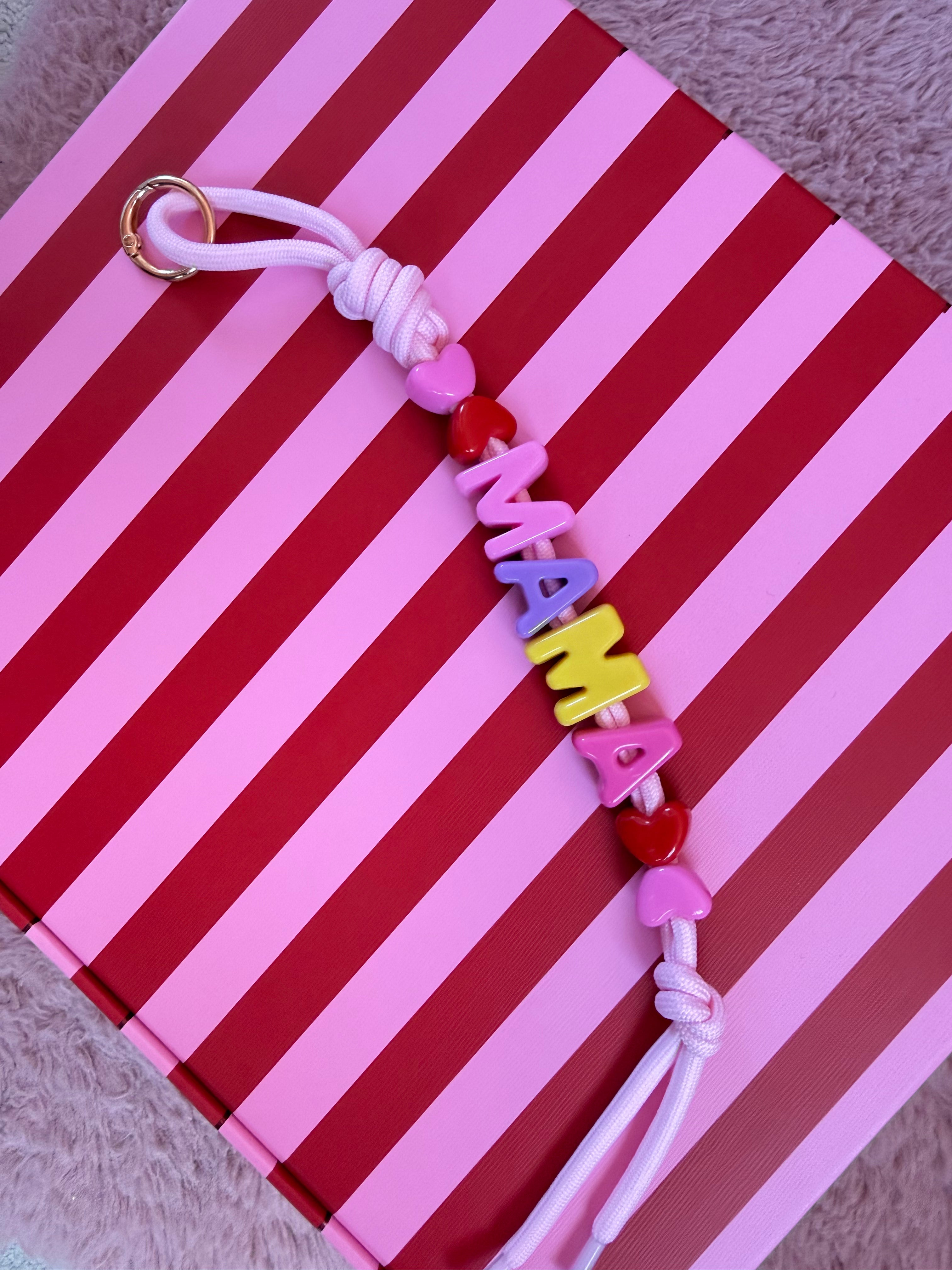 DAZED JOY Light Pink Mama Keychain