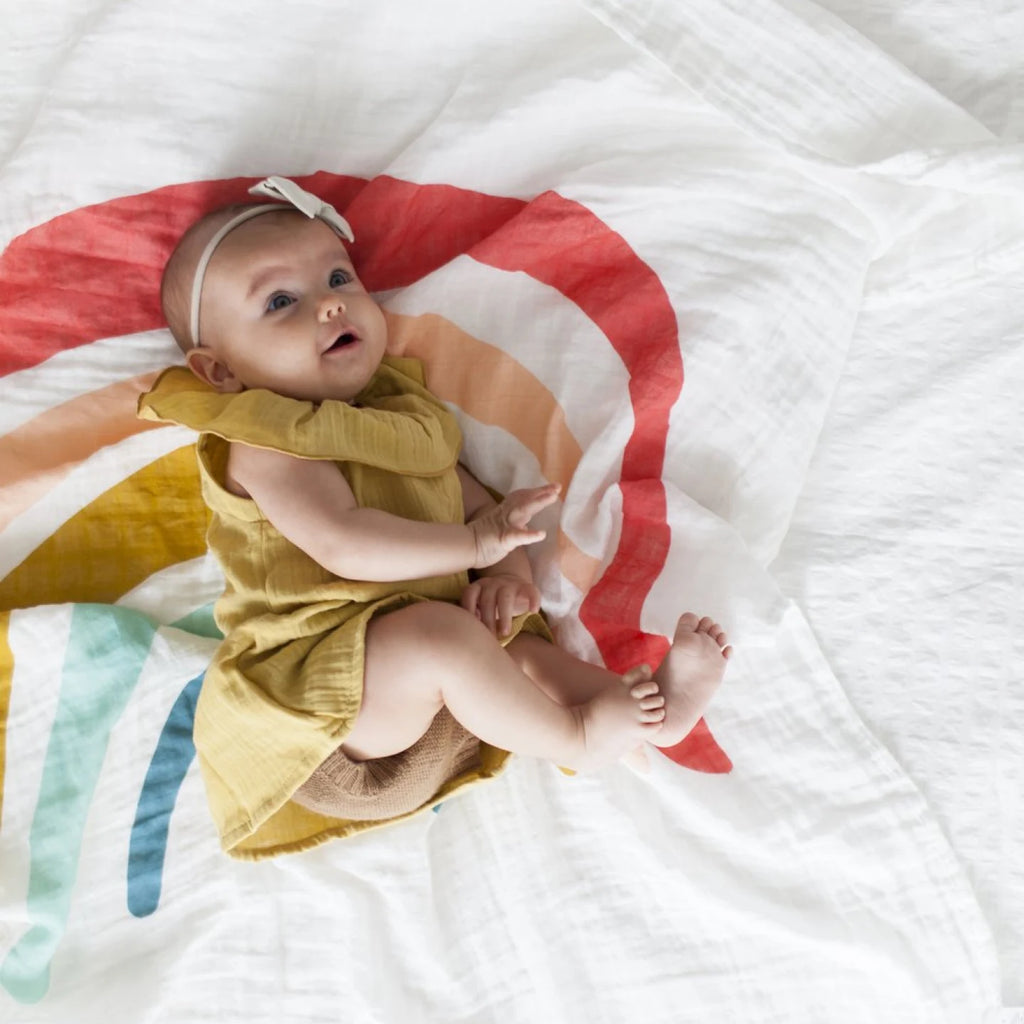 Clementine Kids Rainbow Swaddle