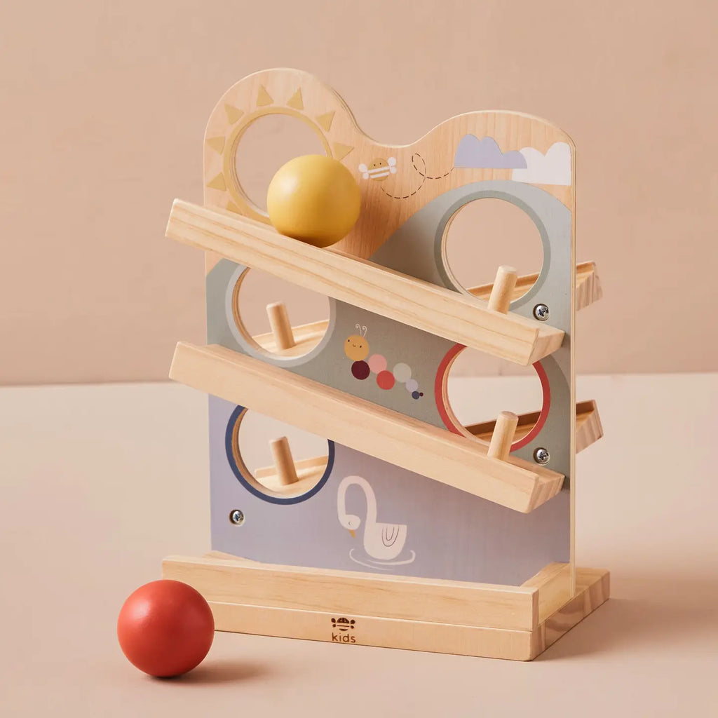 Just Bee Kids Wooden Ball Runner Toy