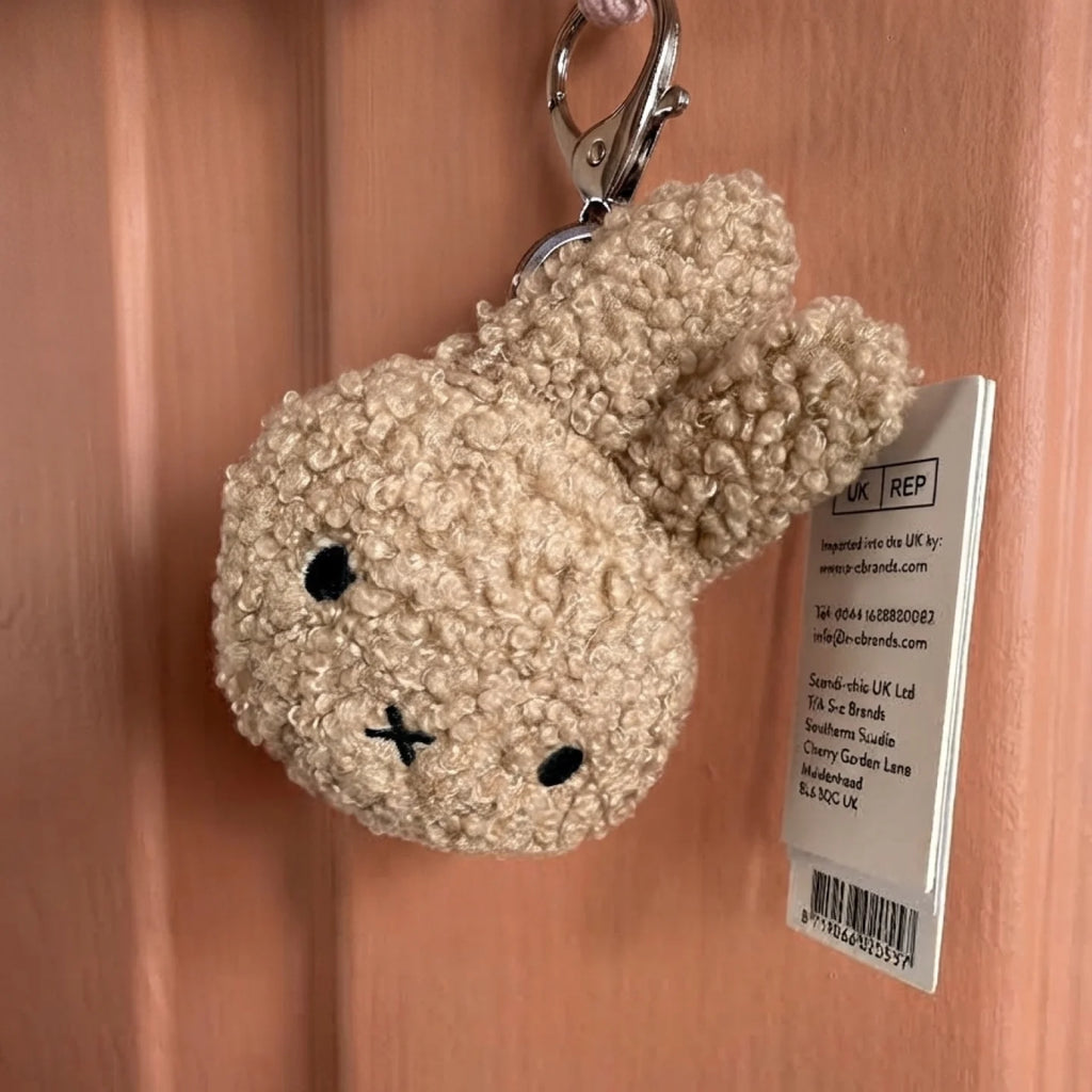 Miffy Tiny Teddy Keychain in Beige