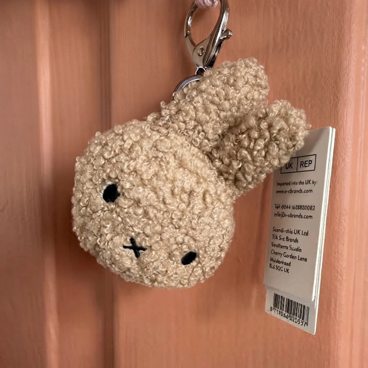 Miffy Tiny Teddy Keychain in Beige